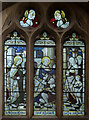 TF3457 : Stained glass window, St Luke's church, Stickney by Julian P Guffogg
