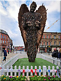 SD7109 : Knife Angel on Deansgate by David Dixon