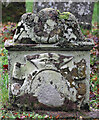 An 18th century Symbolic gravestone at Chesters Churchyard