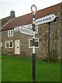 Direction Sign – Signpost in Egton village