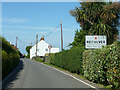 Reculver Lane enters Reculver