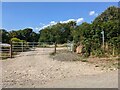 Farm gate and bridleway