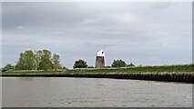 TG4604 : Langley Detached Windpump also known as Red Mill by Sandy Gerrard