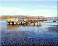 NS2477 : Old Admiralty Jetty - Gourock Bay, Inverclyde by Raibeart MacAoidh