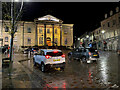 H4572 : A wet evening, High Street, Omagh by Kenneth  Allen