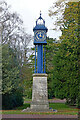 SO9099 : Victorian clock in West Park, Wolverhampton by Roger  D Kidd