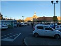 Morrisons supermarket and car park in Leighton Buzzard
