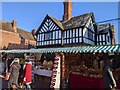 SO8554 : Friar Street during Worcester's Victorian Christmas Market by Roy Hughes
