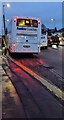 ST3090 : Illuminated school bus, Malpas Road, Newport by Jaggery