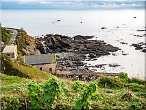 SW7011 : Polpeor Cove Lifeboat station and slipway by John Lucas