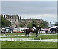 SK2570 : Dressage test at Chatsworth Horse Trials by Jonathan Hutchins