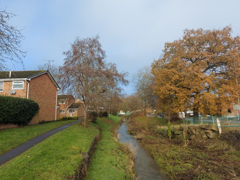 Whetstone Brook alongside Brook Street,... © Tim Heaton :: Geograph ...