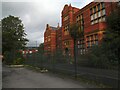 SJ9594 : A sad view of former Hyde Library by Gerald England