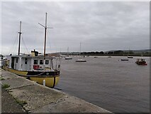 SX9687 : The River Exe at Topsham Quay by A J Paxton