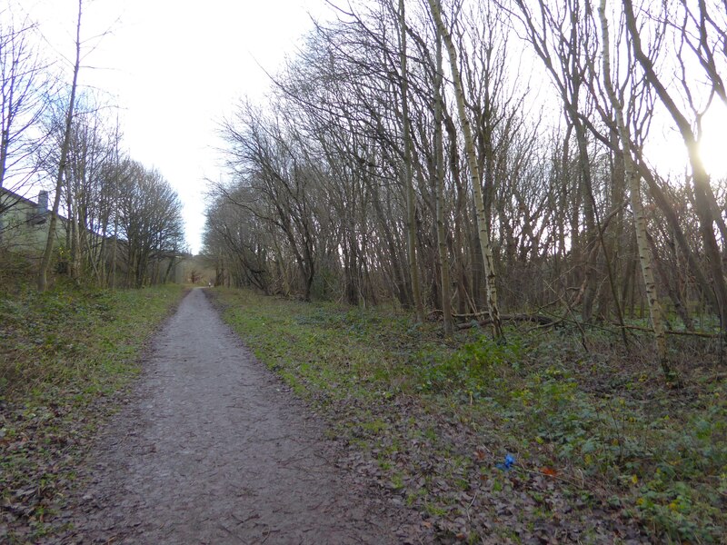 Cycle path on former railway © Kevin Waterhouse :: Geograph Britain and ...