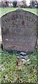 Gravestone, Quaker burial ground, Leiston