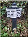 Mile Post, Trent & Mersey Canal