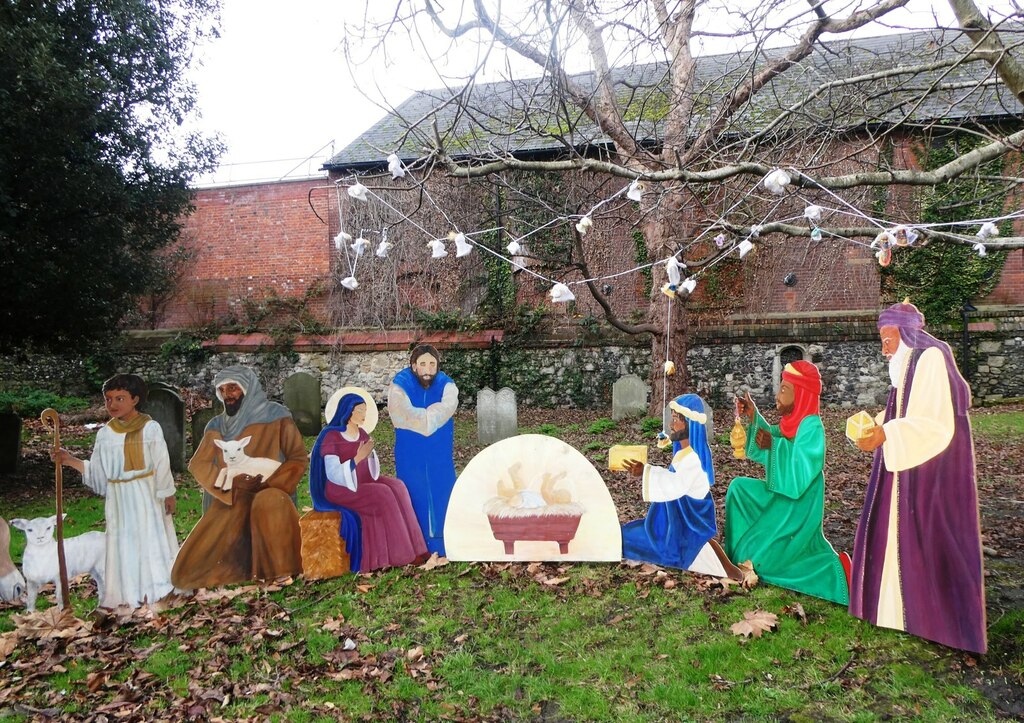 Nativity scene, Faversham © pam fray :: Geograph Britain and Ireland