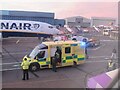 TL1121 : Ambulance at London [Luton] Airport by M J Richardson