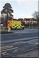 ST3091 : Yellow ambulance, Malpas Road, Newport by Jaggery