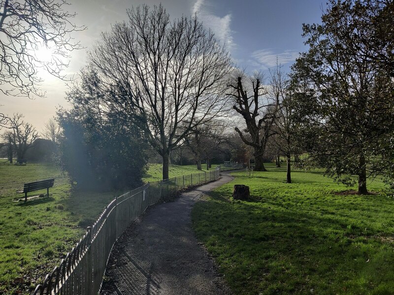 Path through Queen's Park, Brighton © Mat Fascione :: Geograph Britain ...