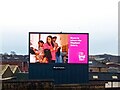 SE1633 : LED Billboard beside Shipley Airedale Road, Bradford by Stephen Armstrong