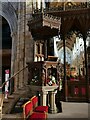 SE6132 : Selby Abbey - pulpit by Stephen Craven