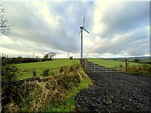 H4064 : Wind turbine, Mullawinny by Kenneth  Allen