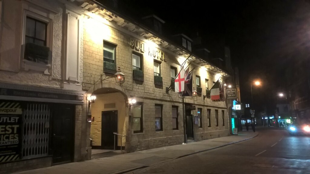 The Bull Hotel, Peterborough, at night © Paul Bryan :: Geograph Britain ...