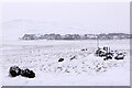 HP6108 : SHE from the Houb, Baltasound, in the snow by Mike Pennington