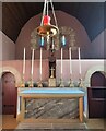 NY9074 : St Christopher's, Gunnerton - Altar by Oliver Dixon