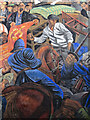 TQ3480 : Shadwell : detail, Cable Street mural by Jim Osley