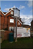 TQ4215 : Barcombe Cross village sign by N Chadwick