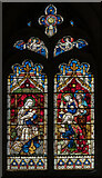 TF2340 : West window, St Mary's church, Swineshead by Julian P Guffogg
