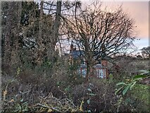 SO6370 : Glimpse of the Old Rectory (Knighton-on-Teme) by Fabian Musto