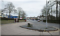 SE1334 : The bus stop outside Bradford Royal Infirmary, Duckworth Lane, Bradford by habiloid