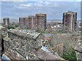SK2003 : Tower blocks from Tamworth Castle by Mike Parker