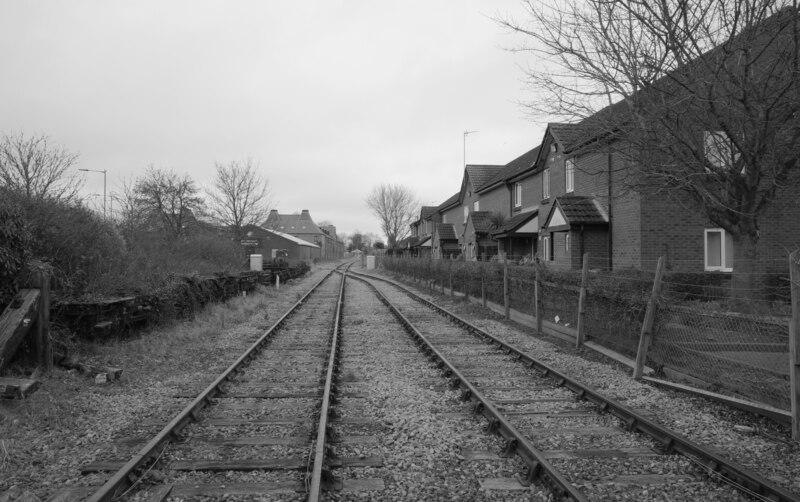 The Mid Norfolk Railway seen from the... © habiloid :: Geograph Britain ...