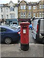 TQ7407 : Postbox, Sackville Road, Bexhill-on-Sea by PAUL FARMER