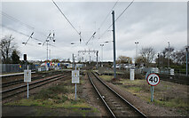 TL5479 : Looking north east from Ely Railway Station by habiloid