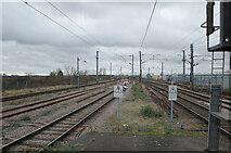 TL5479 : Looking south west from Ely Railway Station by habiloid