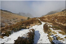 NN2705 : Track leading to Ben Arthur, The Cobbler by Ian S