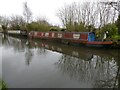 SJ8512 : Narrowboats moored near Wheaton Aston by Jeremy Bolwell