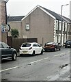 Station car park direction sign, Rockingham Terrace, Briton Ferry