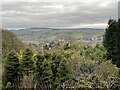 View to Beamsley Beacon from the end of Queens Drive Lane