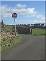 SS8675 : 'No motor vehicles' sign beside Sutton Rise, Ogmore-by-Sea by eswales