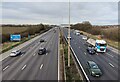 SK5402 : M1 motorway near the Leicester Forest East Services by Mat Fascione