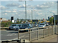 View east along A40 from by Park Royal station