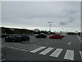 Part of the car park at Asda