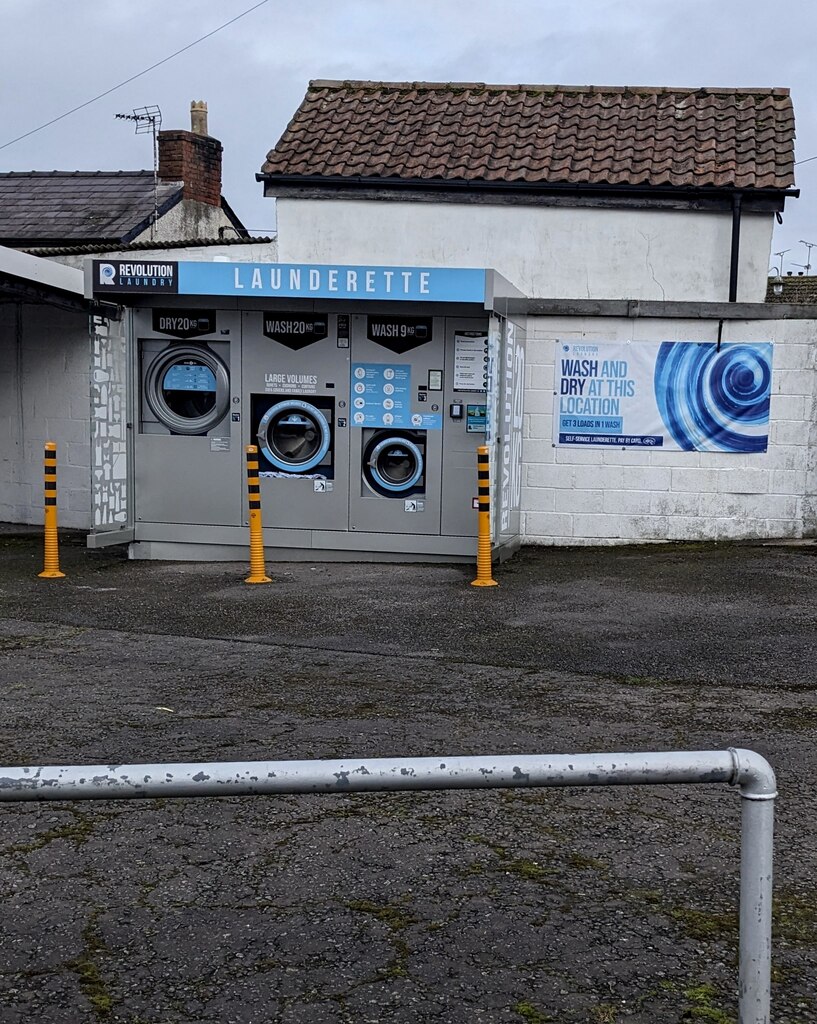 Outdoor launderette, Raglan © Jaggery :: Geograph Britain and Ireland